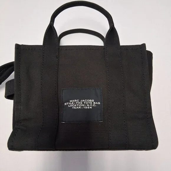 Marc Jacobs The Small Tote Bag – Black  NWOT - Picture 3 of 8